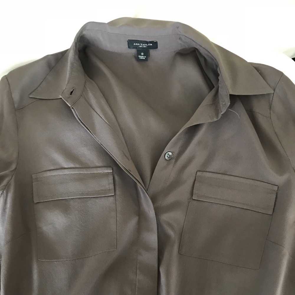 Silk army top